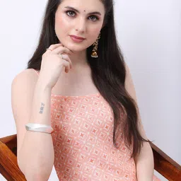 KETCH Shoulder Straps Geometric Printed Kurta-picture-27