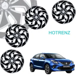 CAR WHEEL CAP/ WHEEL COVER WEB DEGINE "SILVER_BLACK_COLOR" 15 INCH Wheel Cover For Maruti Baleno, Zest, Sumo, SX4, Etios, Ertiga, Baleno, Manza, Polo, Xylo, Innova, Glanza V-image-9