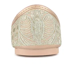 DESI COLOUR Embellished Round Toe Mojaris image 2