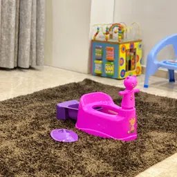 Potty Dora Toilet Trainer Seat/Chair with Lid and High Back Support Potty Seat-image-41