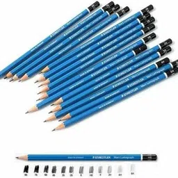 sabahz trading Lumograph Graphite Sketching Pencils set of 12 Degrees Pencil-picture-14