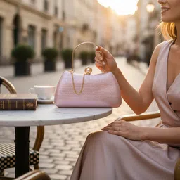 for the beautiful you Party Pink Clutch-picture-38