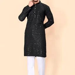 raj traders Men Viscose Rayon Kurta Pyjama Set-picture-13