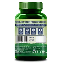Himalayan Organics Nitric Oxide 1400mg 60 Veg Capsules & Nutrabay Pure Micronised Creatine Monohydrate 100g Unflavoured| Pack of 2 Combo image 4