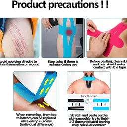 deoxys Kinesiology Tape for Physical Therapy Sports Athletes Knee Support image 2