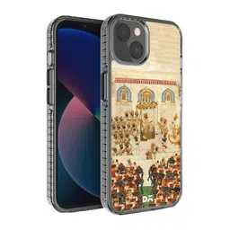 DailyObjects Beige & Red  Royal Decree Stride 2.0 iPhone 13 Phone Case-image-8