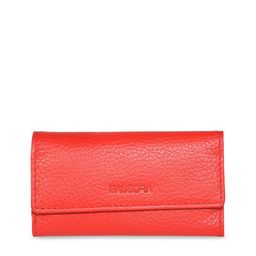 Sassora Red Genuine Leather Small Key Case-picture-33