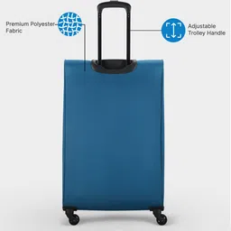 Skybags Trick 4W Soft Large Trolley Suitcase image 5