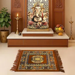kuber industries Velvet Prayer Mat-picture-27