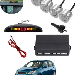 peeps store Universal 4 Silver Reverse Parking Sensor-PS25A453 Universal 4 Silver Reverse Parking Sensor-PS25A453 Parking Sensor-picture-13