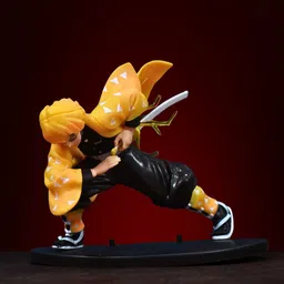 gt gala time Demon Slayer Zenitsu Collectible Action Figure with Base Gift For Boys-picture-24