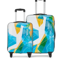 Safari Luma Set of 2 Printed Poly Carbonate Small & Medium Hard Trolley Bag-picture-27