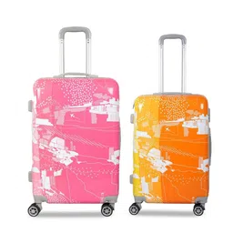 Polo Class  Set of 2 Printed Hard-Sided Trolley Suitcases-picture-24