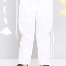 KID1 Boys Thread Work Pure Cotton Straight Kurta with Pyjamas image 2