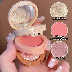 fllek highlight-blush-3 in 1 blush blusher + highlighter + compact-picture-11