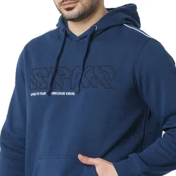 spykar Men Full Sleeve Solid Hooded Sweatshirt image 5