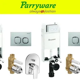 parryware Half Frame Concealed Cistern, with divater body upper Praseo set of 2 pic 168 Dual Flush Tank-picture-22