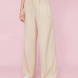 Next One Women Smart High-Rise Easy Wash Cotton Loose Fit Parallel Trousers-picture-35