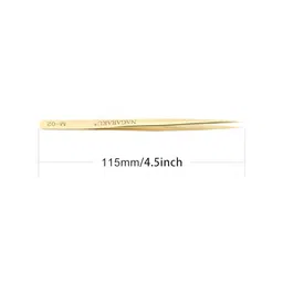 NAGARAKU Gold-Toned Eyelash Extension Stainless Steel Accurate Tweezer - M02 image 3