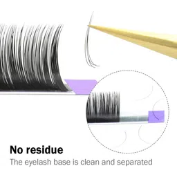 NAGARAKU Individual Premium Classic Matte Synthetic 16 Rows Eyelash Extensions - Curl D image 5