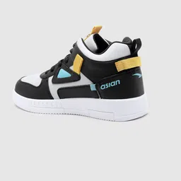 ASIAN Men Colourblocked Memory Foam Insole Round Toe Sneakers image 2