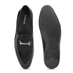 INVICTUS Men Black Solid Formal Slip-On Shoes image 4