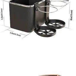 xzrtz Car Multifunctional Organizer Console Tissue holder X213 Trunk Organizer image 3