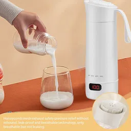 lipzie Small Travel Kettle 400ml | Portable Mini Electric Stainless Steel Kettle Electric Kettle image 3