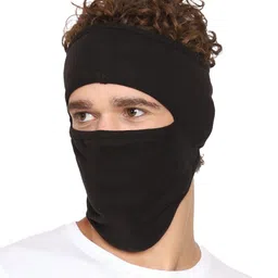 Gajraj Cotton Anti Pollution Reusable Adjustable Full Face Mask image 2