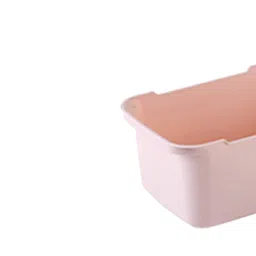 MARKET99 Pink Solid Multipurpose Portable Storage Basket image 3