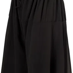 aadrika.com fashion world Women Relaxed Black Georgette Trousers image 4