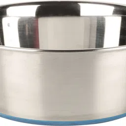 bearhugs Anti Skid Stainless Steel, Durable, Rust Proof & Safe Bowl for Dog/Cat 1860ml, L Stainless Steel Pet Bowl-picture-10