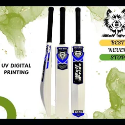Retro Classic Green Sticker White Grip Lemon Plastic Cricket Bat-w105_420 PVC/Plastic Cricket Bat For 9 - 11 Yrs-image-88