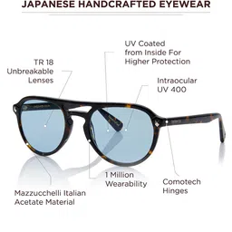 Shisen Fox KAIZEN DARK HAVANA Unisex Sunglass 55 ( image 5