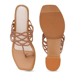 Sole House Dia Braided One Toe Block Heels image 4