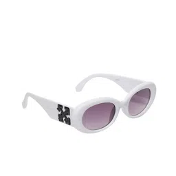 The Roadster Lifestyle Co. Women White Oval Sunglasses with UV Protected Lens RDSG-8213-3-picture-26