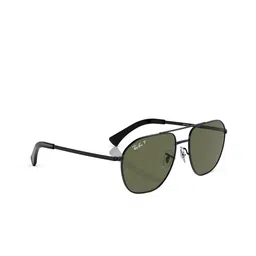 Ray-Ban Unisex Aviator Sunglasses with Polarised and UV Protected Lens-image-76