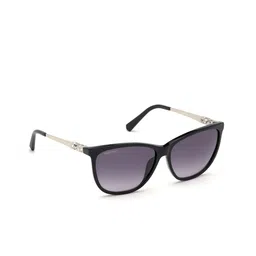 SWAROVSKI Women Square Sunglasses with UV Protected Lens -SK0225 56 01B-picture-12