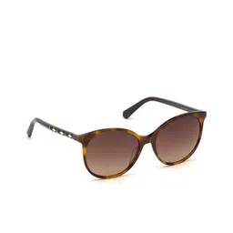 SWAROVSKI Women Round Sunglasses with UV Protected Lens - SK0223 56 52F-image-11