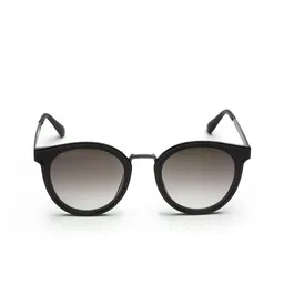 Duke Unisex Black Lens & Black Round Sunglasses with UV Protected Lens DUKE-008-C1 image 4