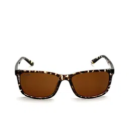 Duke Unisex Brown Lens & Rectangle Sunglasses with UV Protected Lens DUKE-004-C3 image 5