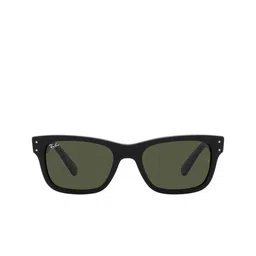 Ray-Ban Men Green Lens & Black Rectangle Sunglasses with UV Protected Lens 8056597556408 image 3