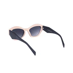 NuVew Women Cateye Sunglasses With UV Protected Lens ES_16549-31-NW-9276-BLK-mSKGY-CEOV image 5