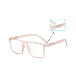 GARTH Unisex Square Sunglasses With UV Protected Lens GRT_SOLR_ICEPNK-WHT image 2