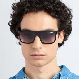 Carrera Men Rectangle Sunglasses with UV Protected Lens 200073807589O image 4