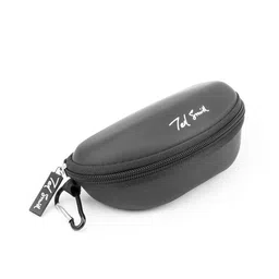 Ted Smith Women Blue Lens & Gold-Toned Browline Sunglasses with Polarised Lens image 2