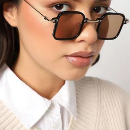 HAUTE SAUCE by  Campus Sutra Women Oversized Sunglasses With Polarised Lens image 1