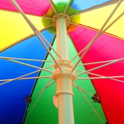 rainpopson Stylish Garden Umbrella for Balcony and Garden Umbrella image 2