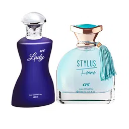 CFS Set Of 2 Stylus Blue Eau De Perfume & Lady Long Lasting Perfume - 100ml Each image 1