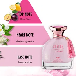 CFS Set Of 2 Lady Eau De Perfume & Stylus Pink Long Lasting Perfume - 100ml Each image 2